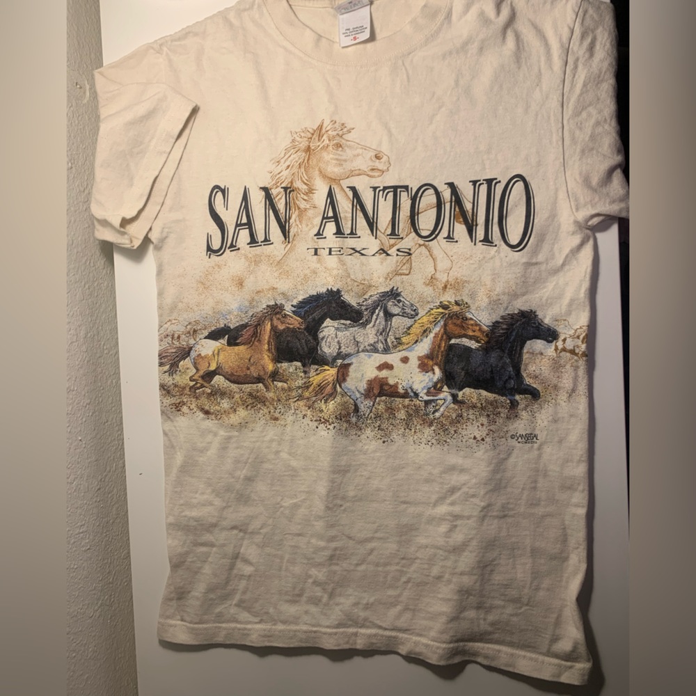 San Segal Vintage San Antonio Texas Horse Tshirt